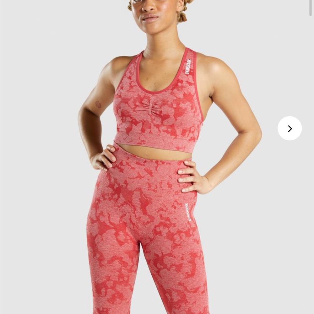 ISO medium or large red camp sports bra